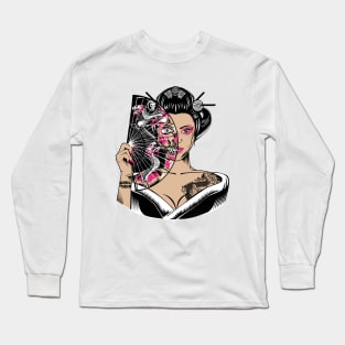 Zombie Geisha Long Sleeve T-Shirt